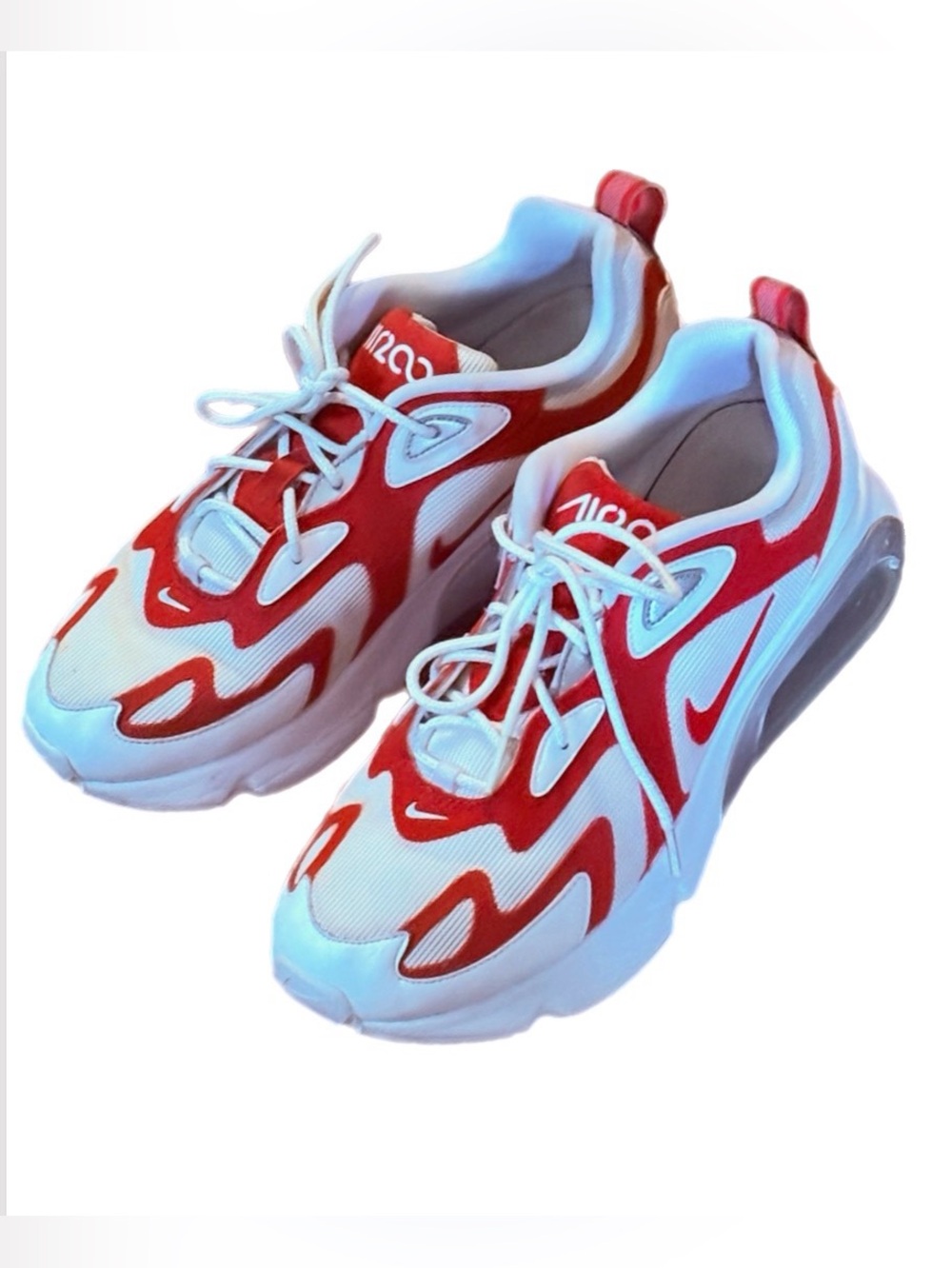 Nike Air Max 200 Sneakers University Red/White Color Way Shoes AQ2568 size 9.5